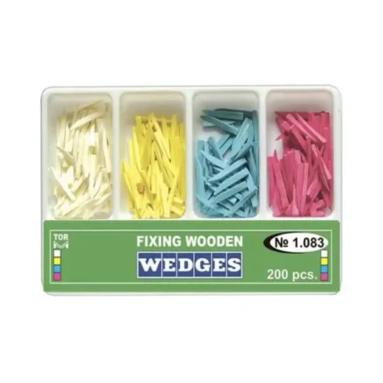 Dental Wooden Wedges Multiple Sizes & Colours